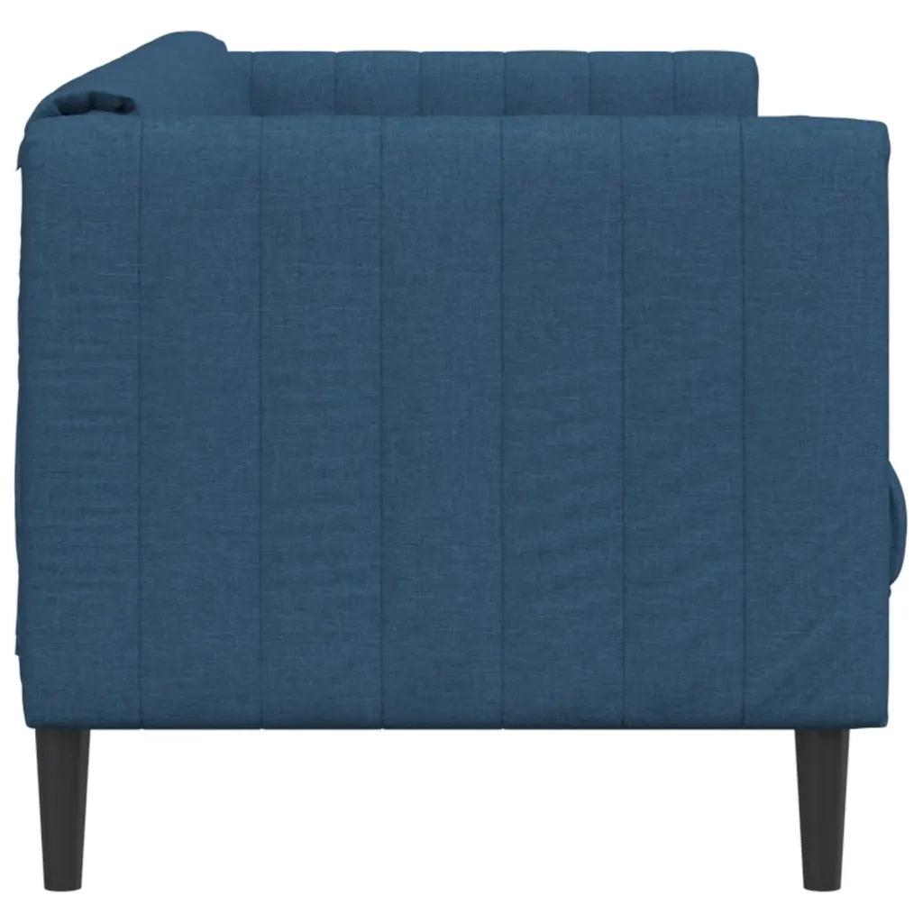 Divano a 2 Posti Blu in Tessuto 372610
