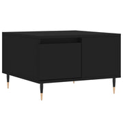 Tavolino da salotto | Tavolino da caff¨¨ | Tavolino da Soggiorno Nero 55x55x36,5 cm in Legno Multistrato