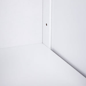 Mobiletto da Bagno con Anta e Cassetti Bianco 56x30x83 cm