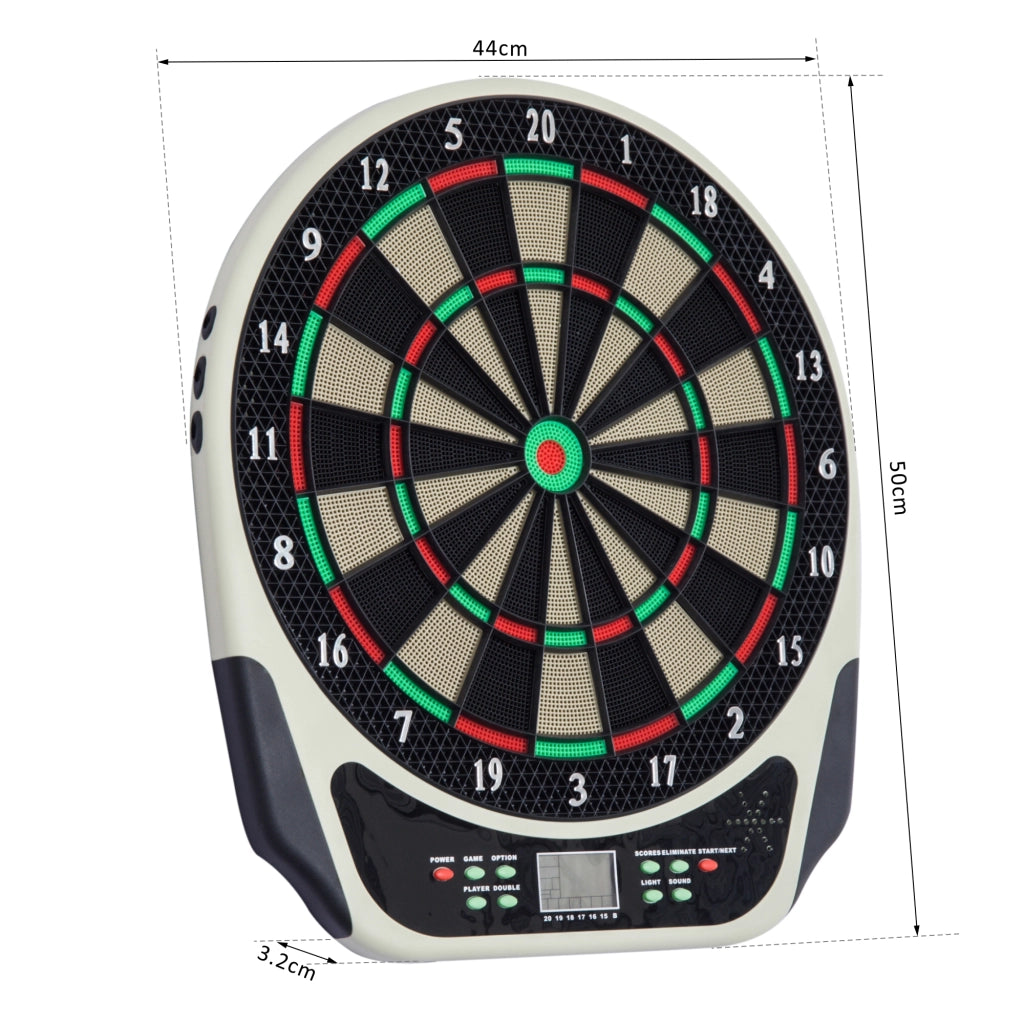 Bersaglio Freccette Elettronico ¨C Xylo ¨C Display LED, 6 Freccette, 18 Giochi, 159 Varianti, 8 Giocatori