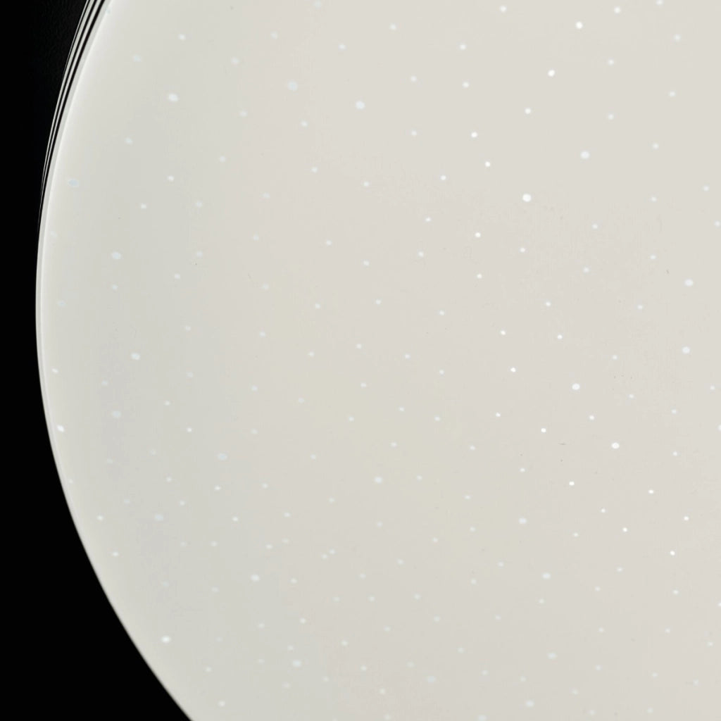 Plafoniera LED moderna effetto stelle 38cm 17,5W bianca