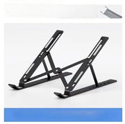 Supporto laptop 16 pollici - leggero in alluminio - leggero, compatto, trasportabile e ripiegabile - ventilazione e dissipazione del calore - Supporto laptop - supporto verticale trasportabile e ripiegabile inosservabile