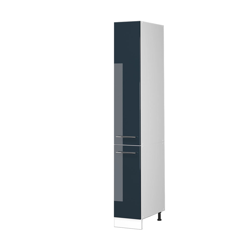 Vicco Armadio da farmacia Blu scuro lucido 30 cm
