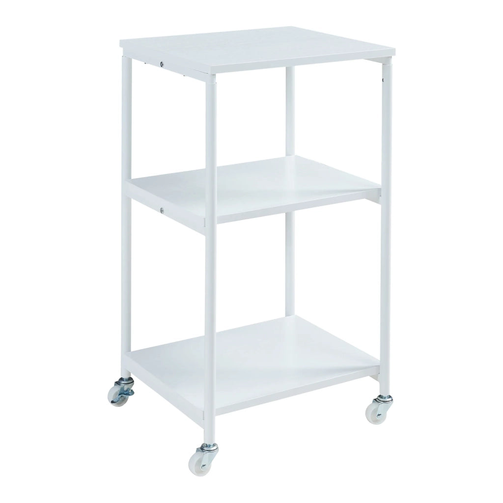 Supporto per stampante con ruote 82 x 39 x 35 cm bianco 03_0010704