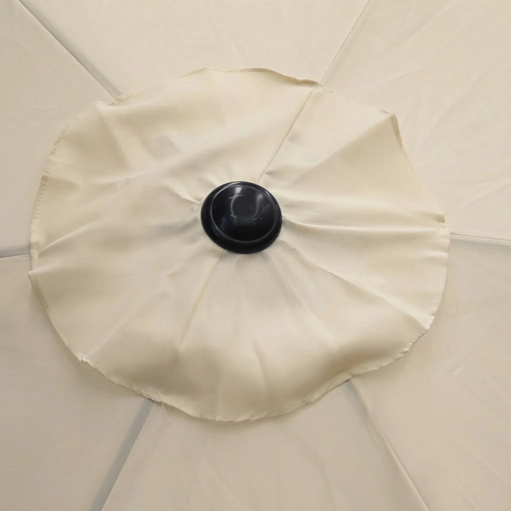 Ombrellone rettangolare da giardino Auro (300x200 cm), acciaio e poliestere, palo diam. 38 mm, apertura antivento con manovella, senza base