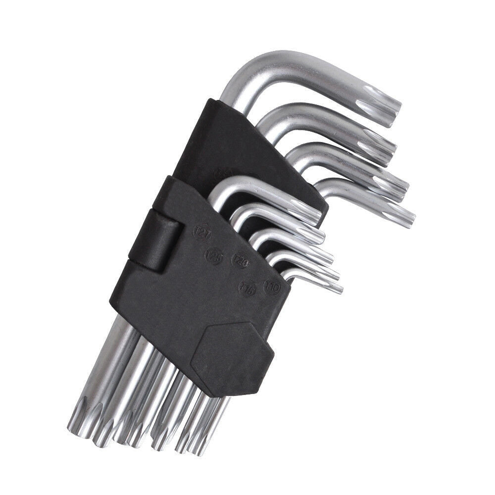 Trade Shop - Cassetta Attrezzi Inclusa Di 47 Utensili Martello Chiavini Giravite Chiavi Torx -
