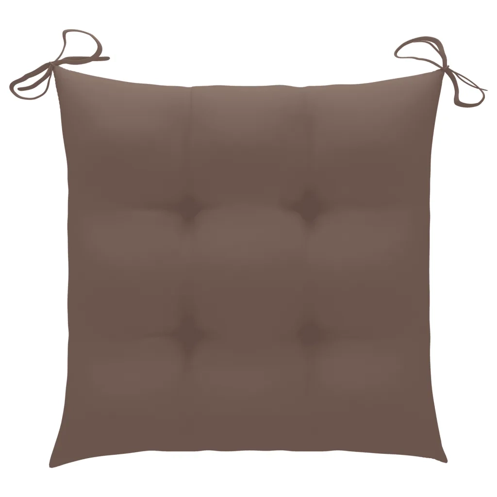 Sedie da Giardino con Cuscini 8 pz in Legno Massello di Acacia 3078547