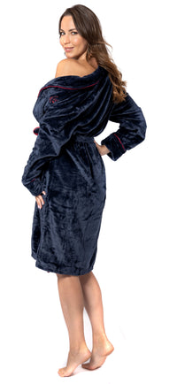 Accappatoio Roger Women Navy Red M