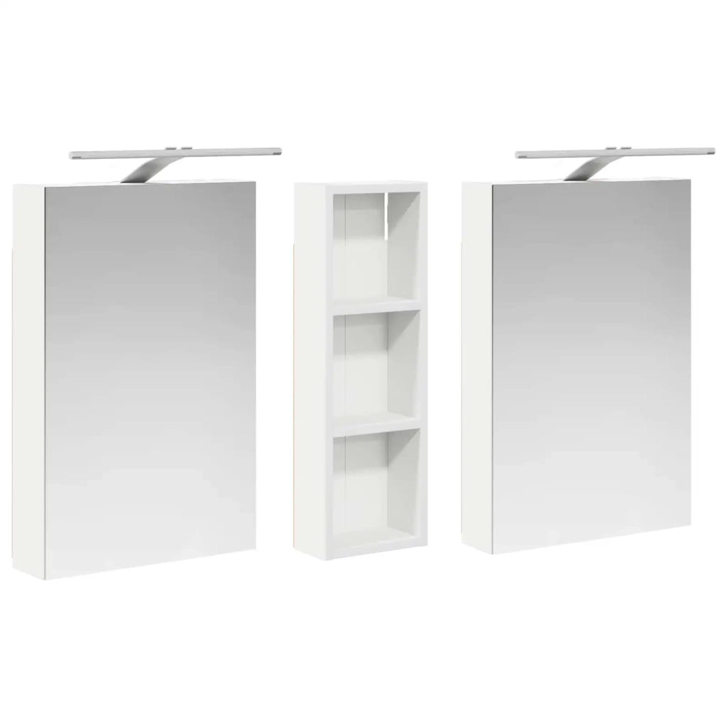 Set di Armadi da Bagno con porta 3 pcs 100 x 10,5 x 60,5 cm 3403704