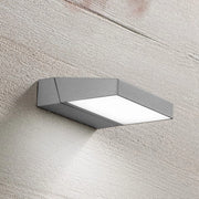 Applique Esterno Moderna Giro Alluminio Grigio Cemento Led 14W 3000K Ip54