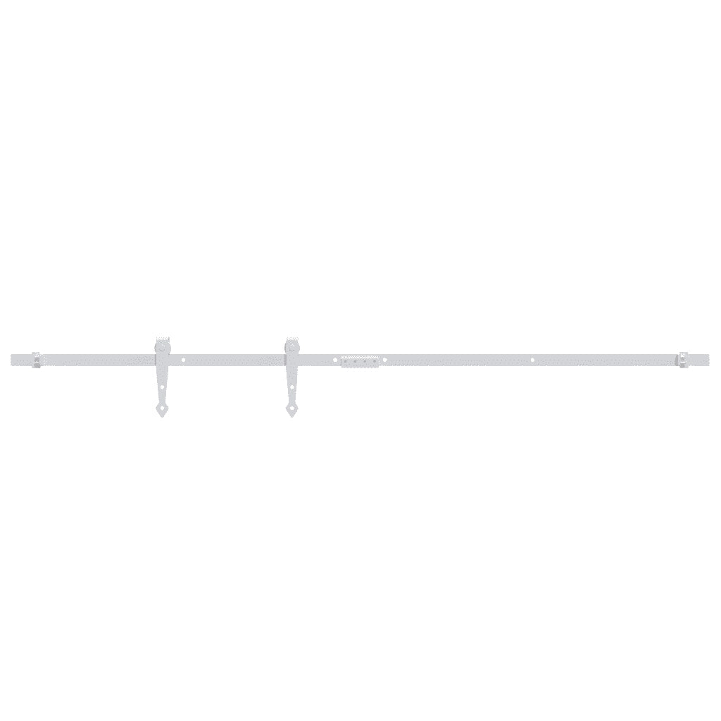 Kit Mini Anta Scorrevole in Acciaio al Carbonio Bianco 152 cm CFW6002813