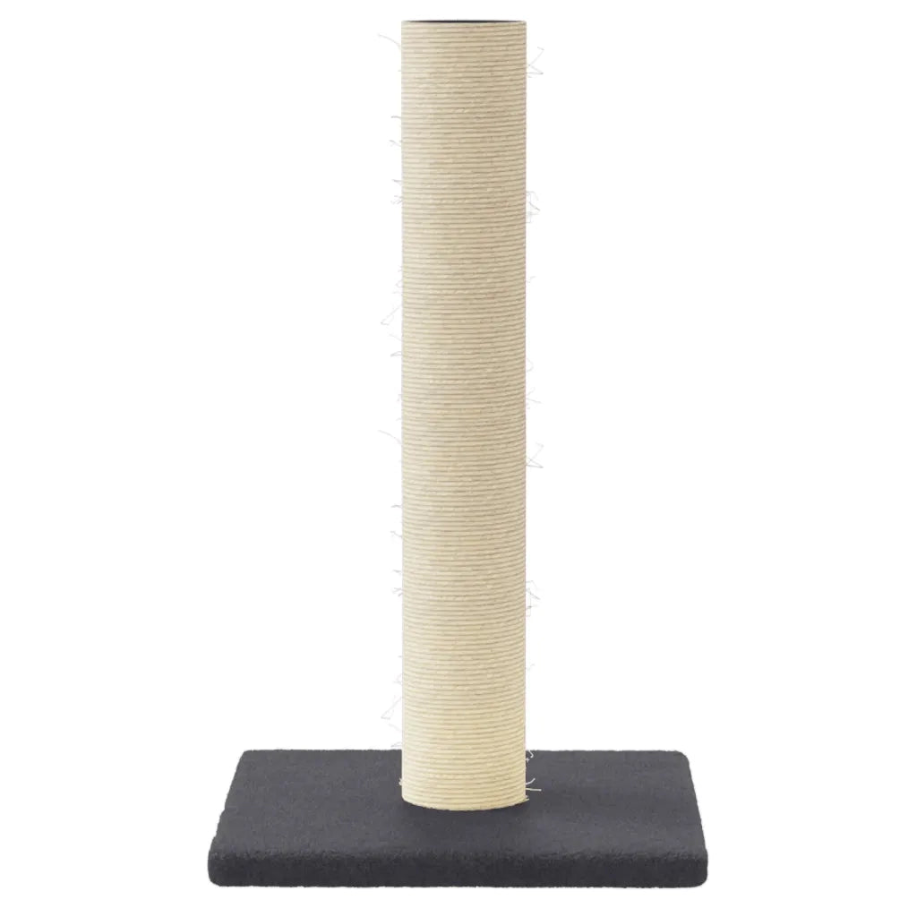 Palo Tiragraffi per Gatti Grigio Scuro 22x22x45 cm 171677