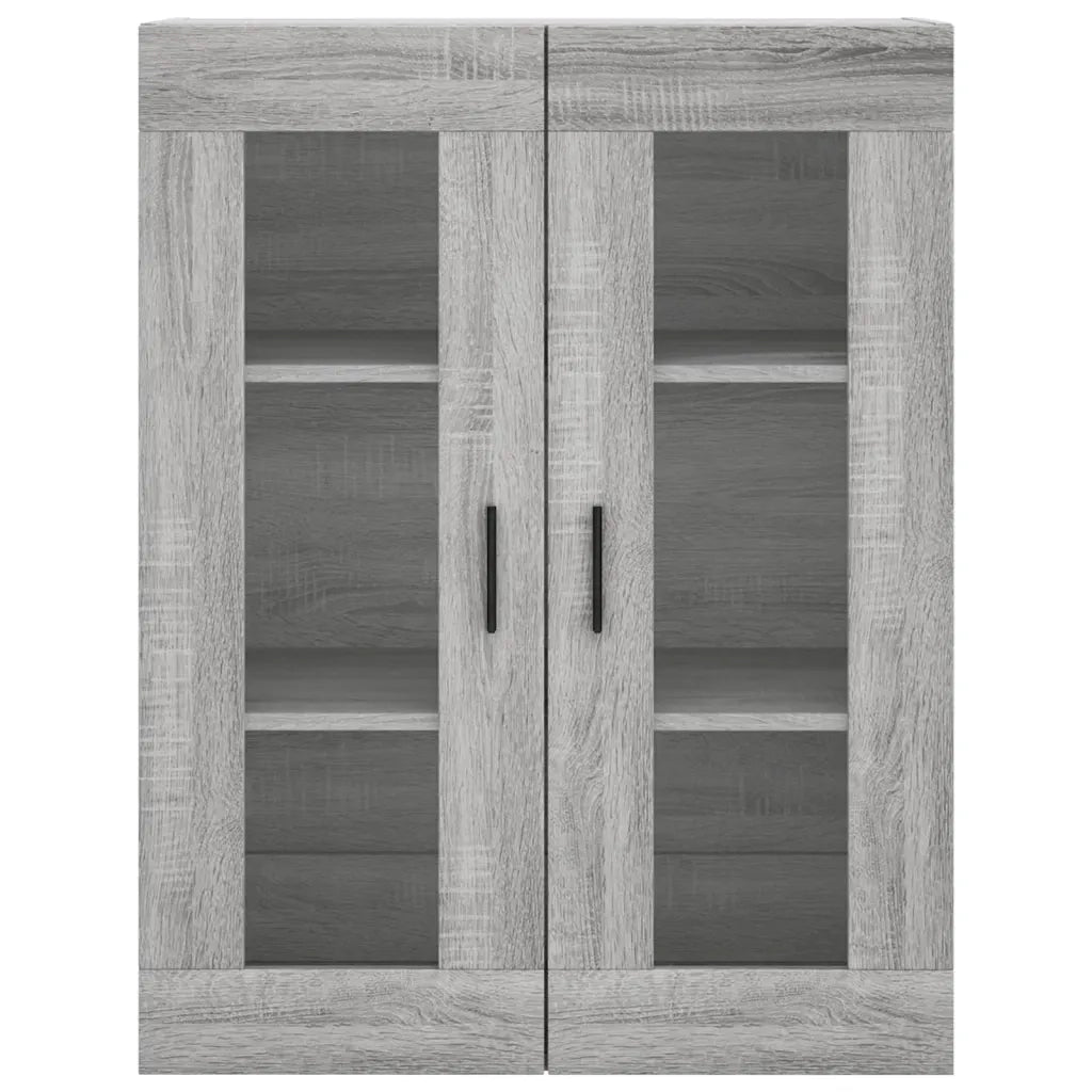 Armadietti a Parete 2 pz Grigio Sonoma in Legno Multistrato CFW2222450
