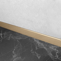 Pannello Frontale Per Piatto Doccia 120cm Brush Gold