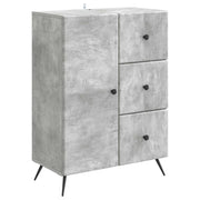 Credenza Grigio Cemento 66 x 34,5 x 90 cm Legno ingegnerizzato 895548