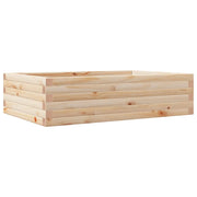 Fioriera | Cassetta per fiori | Vaso da Giardino 90x60x23 cm in Legno Massello di Pino