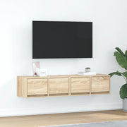 Mobili TV 2 pz Rovere Sonoma 60x31x25,5 cm in Legno Multistrato