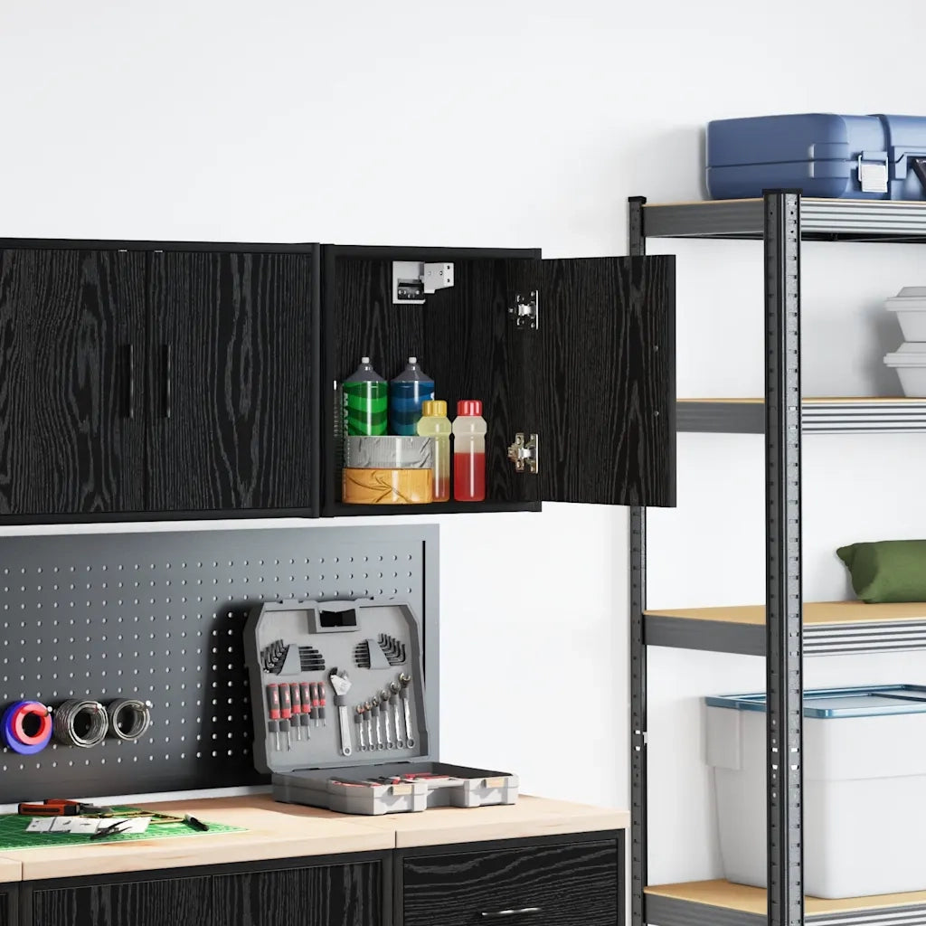 Pensile per Garage Nero in Legno Multistrato CFW1705223