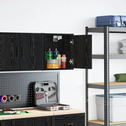Pensile per Garage Nero in Legno Multistrato CFW1705223