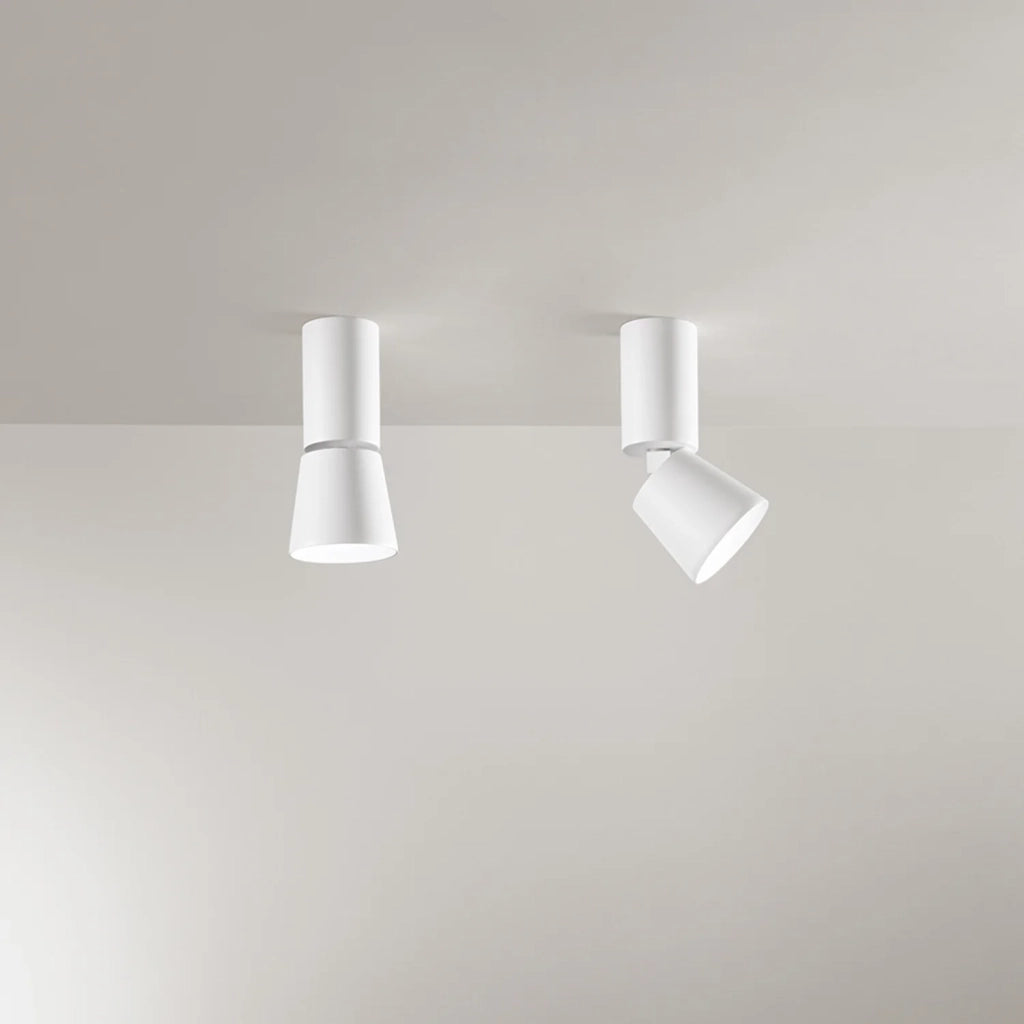 Plafoniera Moderna Kone Metallo Bianco Led 10W 3000K Ip20