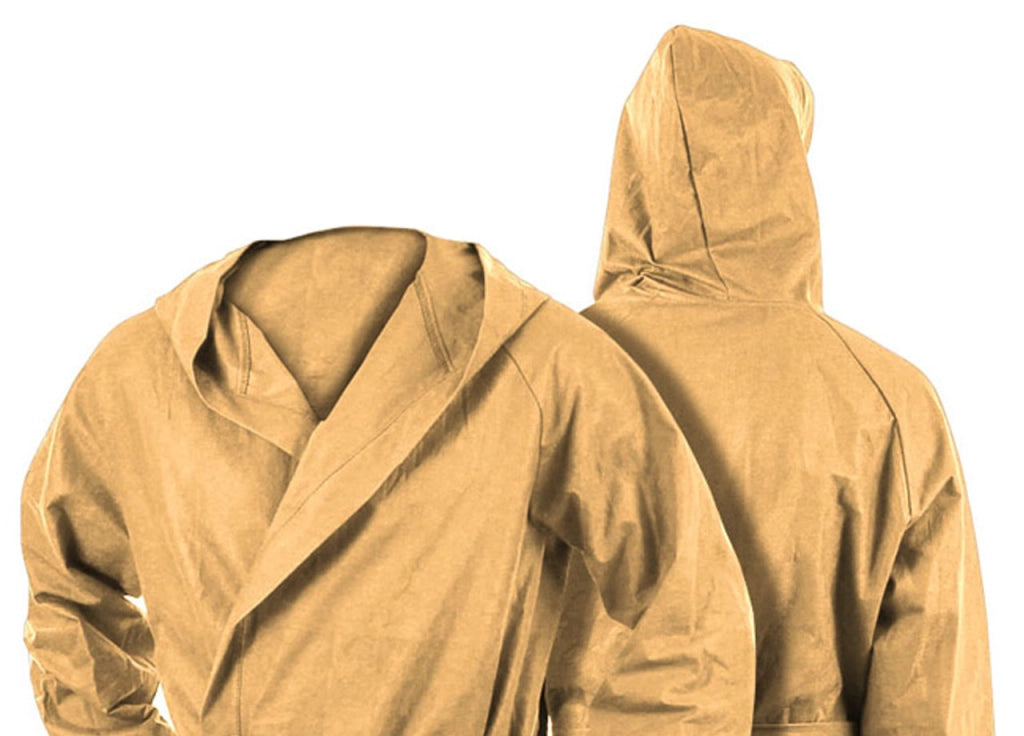 Accappatoio Con Cappuccio In Microfibra Taglia Adulto Unisex In Tinta Unita - L - Corda