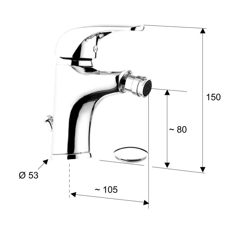 Rubinetto bidet - serie project