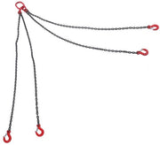 Catena di sollevamento 1,5 m - Catena di manovella - Catena di appendiatura - 4 Cavi - Alta Resistenza (3T) - Acciaio Resistente alla Ruggine - Catena di sollevamento