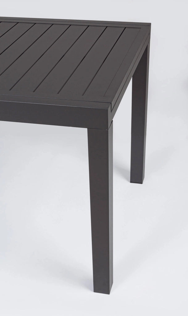 Tavolo da Giardino Allungabile 160/240x90x75 cm in Alluminio Hilde Antracite