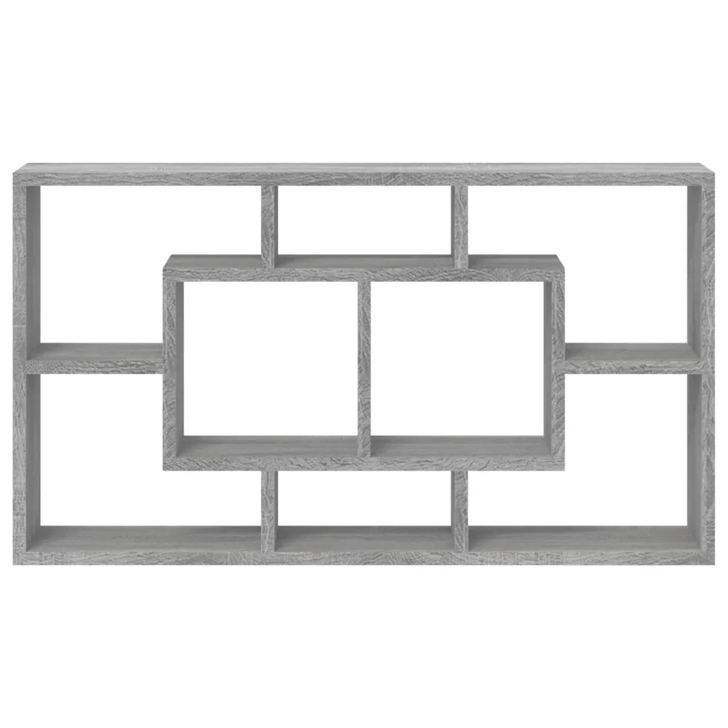 Scaffale a Muro 8 Scomparti Grigio Sonoma cod mxl 41264