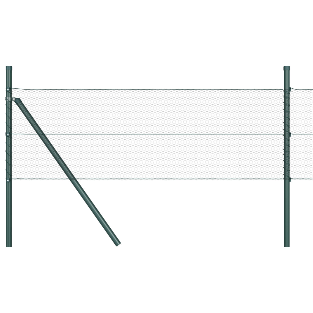 Recinzione Esagonale  Grigia 0,5x50 m Acciaio
