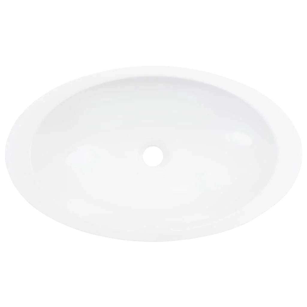 Lavabo lavabo lavabo da appoggio lavabo sospeso interno del bagno bagno di servizio cabina WC casa 59,3 x 35,1 cm ghisa minerale bianco 02_0002638