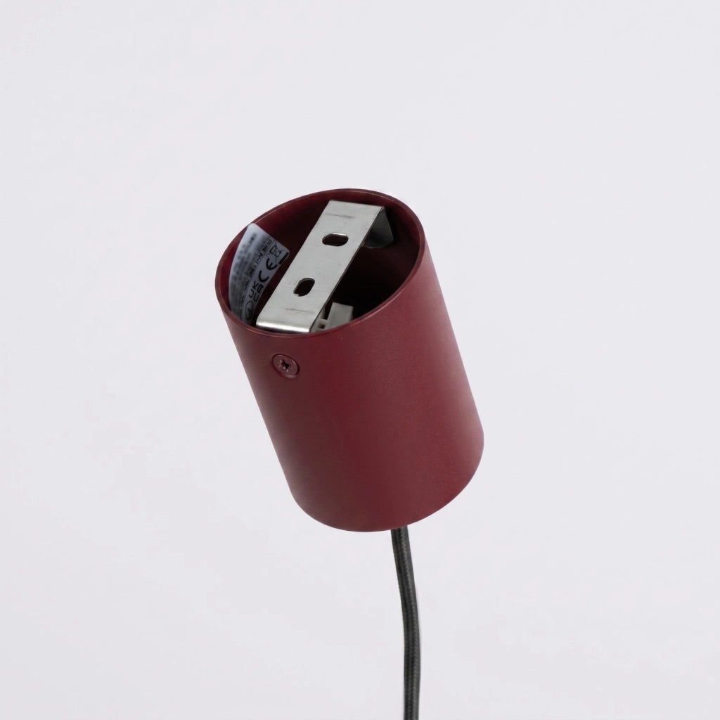 Lampadario AURA 4 borgogna Gx53