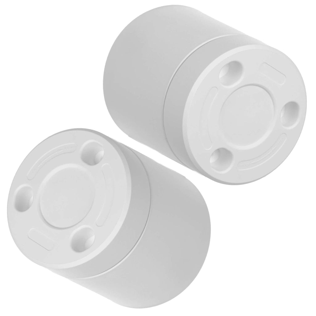 Vaso da fiori KADAX con coprivaso e sottovaso, rotondo, 20 cm, set da 2