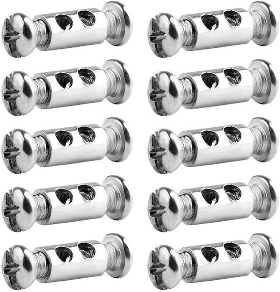 Klemme per cavi 10 pezzi - Autoadesivo - Adatto per cavi di diametro 1-2 mm - Fermo in acciaio - Resistente alla ruggine - Installazione facile - Supporti per cavi