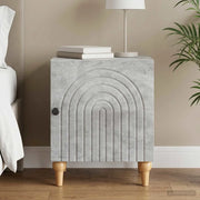 Armadio da Notte Grigio Cemento 43 x 34,5 x 50 cm 894111