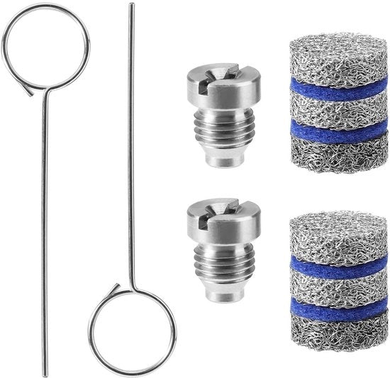 Kit di schiuma 2 set - Cannone schiuma in acciaio inossidabile - Pezzi di cannone schiuma - Set di schiuma - Attrezzo per pulizia - 5 strati - Schiuma da neve