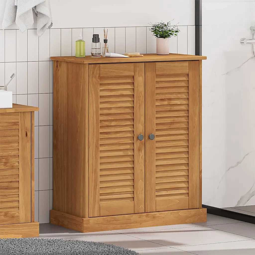 Mobile da Bagno VIGO Marrone e Marrone Miele 68 x 34 x 80 cm 4019107