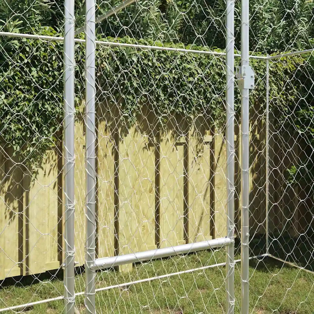 Gabbia per cani Argento 400 x 200 x 200 cm Acciaio zincato 3368306