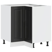 Pensile da cucina | Base ad Angolo Cucina Porto Nero in Legno Multistrato