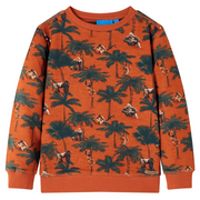 Felpa da Bambino Ruggine Chiaro 128cod mxl 88677