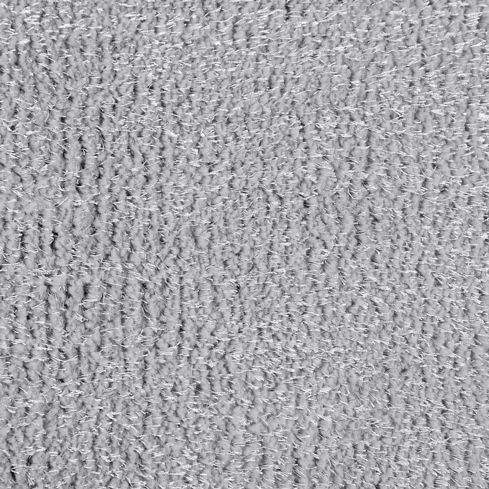 Tappeto Shaggy Grigio Chiaro 160 x 230 cm Moderno Tappeto Rettangolare Trapuntato a Pelo Lungo