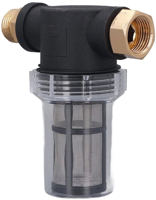Filtro Inline per Acqua - 3/4 Pollici Buitendraad - Protegge il Pompa ad Alta Pressione - Plastico Tecnico - 310 g