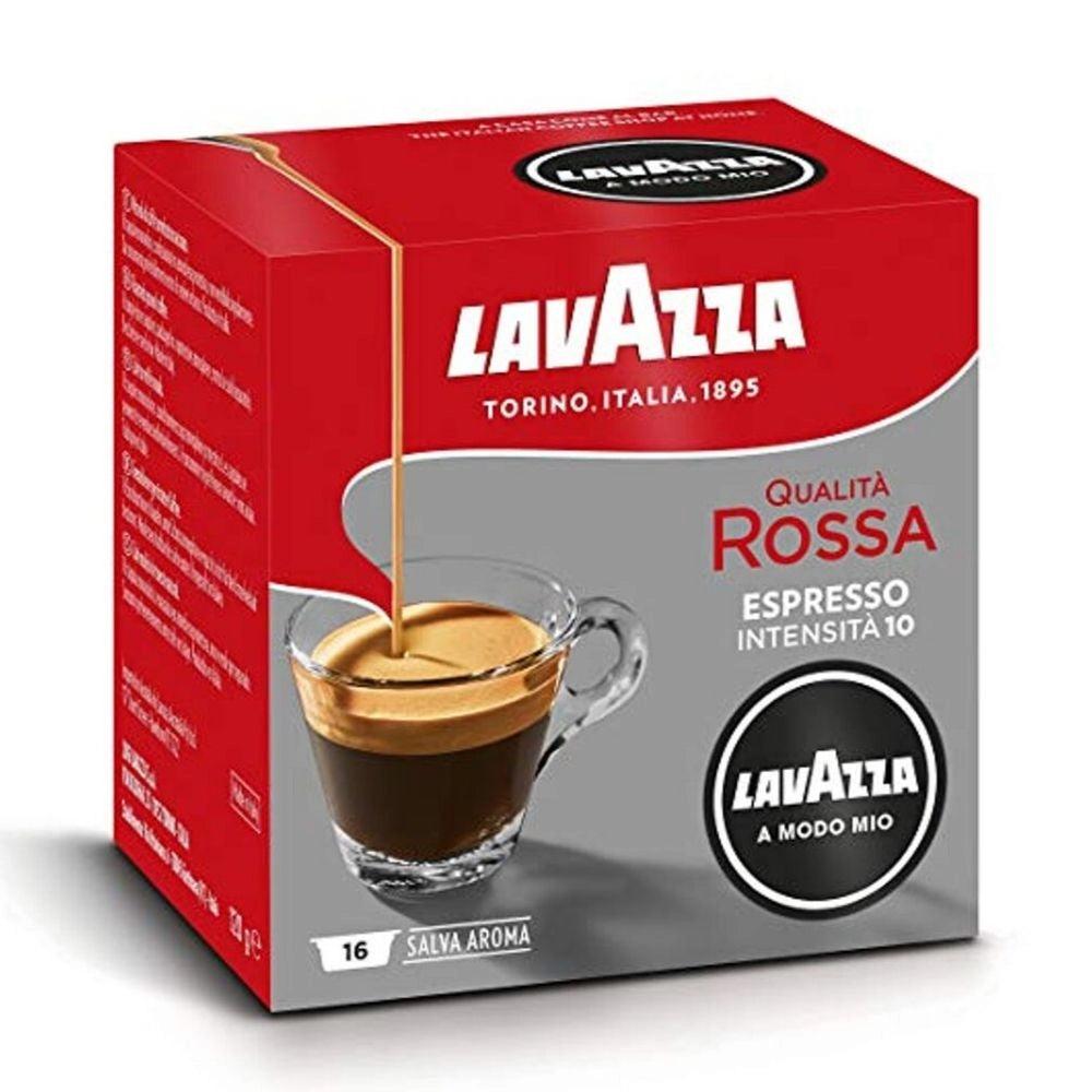 Lavazza capsule a modo mio qualita' rossa espresso 2 confezioni da 16 capsule ciascuna