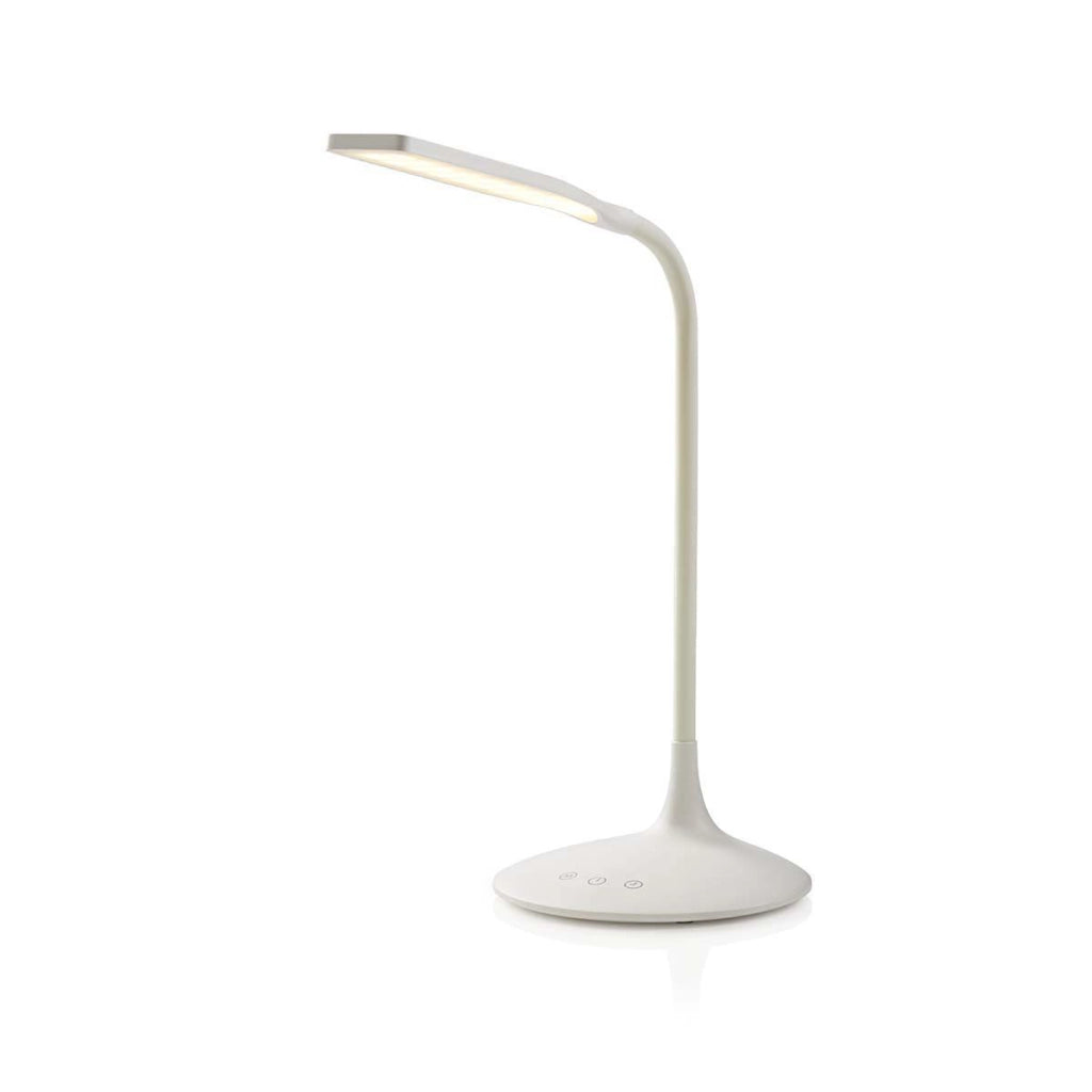 Lampada da scrivania ricaricabile a LED da 250 lm con controllo tattile Bianco Nedis