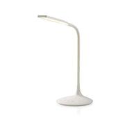 Lampada da scrivania ricaricabile a LED da 250 lm con controllo tattile Bianco Nedis
