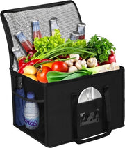 Tas di carrello grande 40 l pieghevole - Tas di carrello di alta qualità per consegne di alimenti - Tas isolata per spese, campeggio, barbecue, picnic - Viaggio in famiglia all'aperto - Tas per contenitore refrigerato