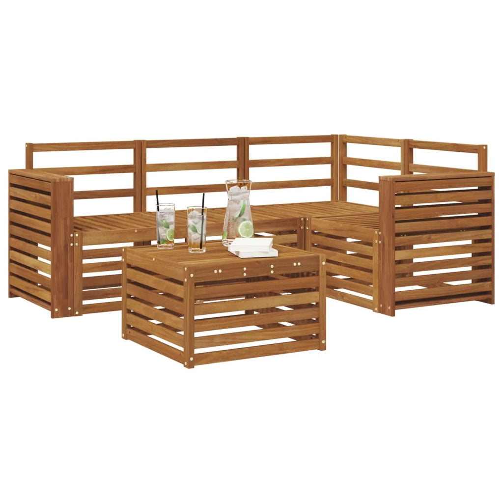 Set di divani da esterno 5 pcs Naturale 3374774