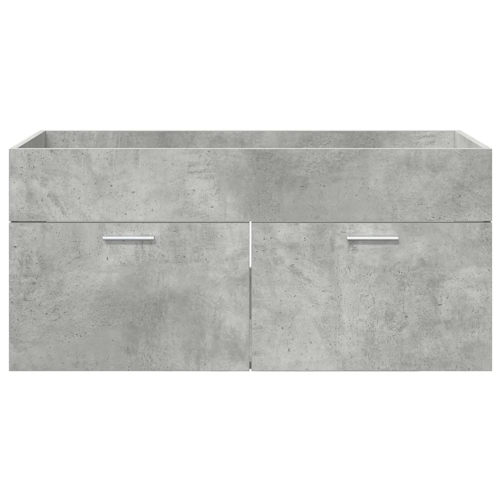 Armadio sottolavello con porta Grigio cemento Legno multistrato
