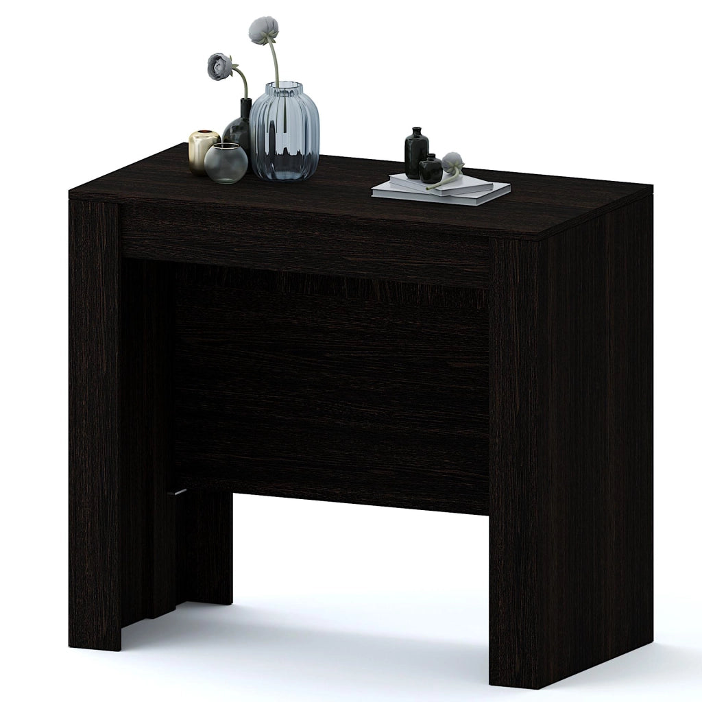 Tavolo Consolle Allungabile Oslo Plus Fino A 3 Metri, Tavolo 14 Posti Salvaspazio Multiposizione, Design Moderno Ed Elegante, Consolle Per Casa E Ufficio, 78 x 51 x 90 cm, Colore Wengè