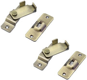 Haspello 90 gradi - Chiusura per porta/Slot per porta - 2 pezzi - Resistente agli urti/Resistente agli impatti - 80x28mm - Chiusura per porta